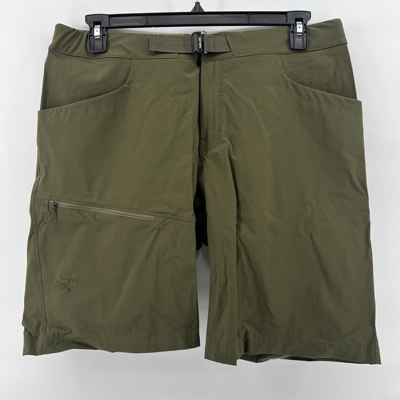 Arc'teryx Other - Arc'teryx Lefroy Shorts Men Hiking Arcteryx belt quick dry outdoor Green Sz 36